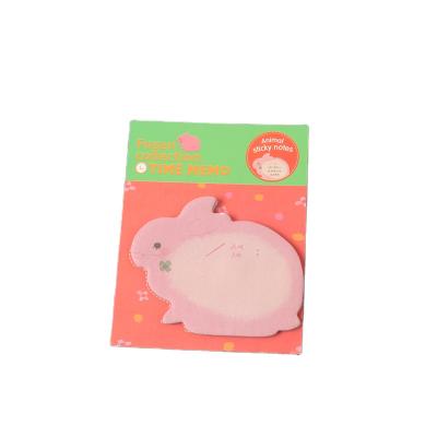 China Self Adhesive Promotional Custom Removable Cute Sticky Note Shape Sticky Note Pad for sale