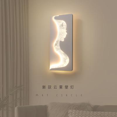 China 2022 modern minimalist beauty salon wall lamp for fashionable and smart dimming soft warm color temperature with hallway for sale