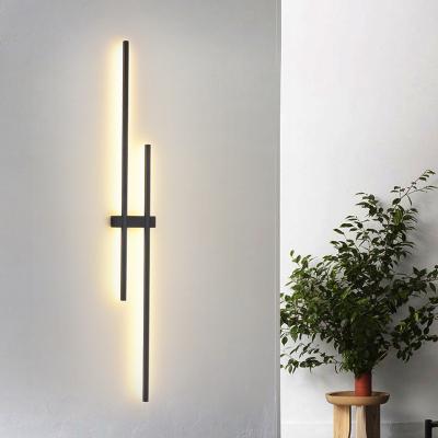 China Modern simple warm geometric indoor bedside lamp bedroom wall lamp living room background wall lamp INS wall lamp for sale