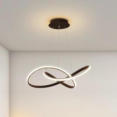 China Modern Living room chandelier modern minimalist dining room minimalist white hall headlight for sale