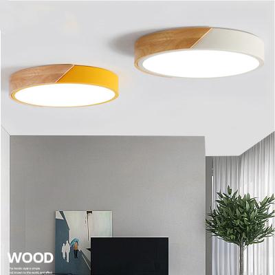 China New 2022 modern minimalist warm raw wood ceiling lamp for the floor goodbye to space removal thinner and more sense of space for sale