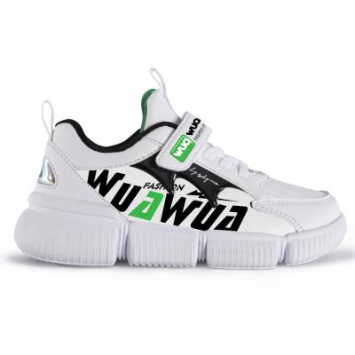 China New Style Breathable Designer Boys Girls Inspired Wholesale Footwear White Tennis Shoes For Kids for sale