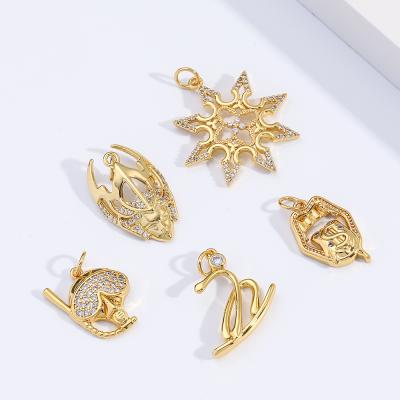 China Simple Design TRENDY Gold Necklace Jewelry Minimalist Surfing Jewerly Pendant DIY for sale