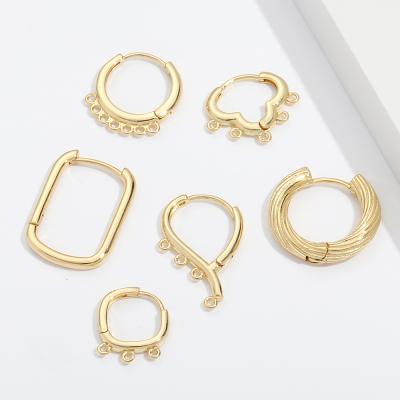 China FASHIONABLE Classic Gold Plated Women's Hot Sale Jewelery Earring Charms For Jewelry Making for sale