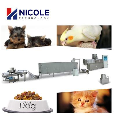 China 220V - 440V Pet Food Production Line Extrusion Dry Dog Food Making Machine for sale