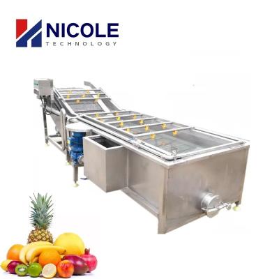 China Industrial Bubble Fruit And Vegetable Washing Machine Cleaner Automatic CE Approved for sale