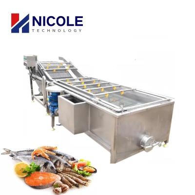 China Air Bubble Fruit Vegetable Cleaning Machine Washer Multifunctional Customized for sale