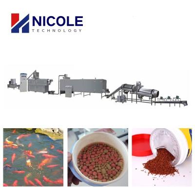 China Multifunctional Aquarium Fish Feed Production Line Automatic Customized for sale