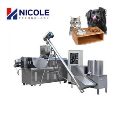 China Stainless Steel 304 Puffed Pet Food Production Line Compact for sale