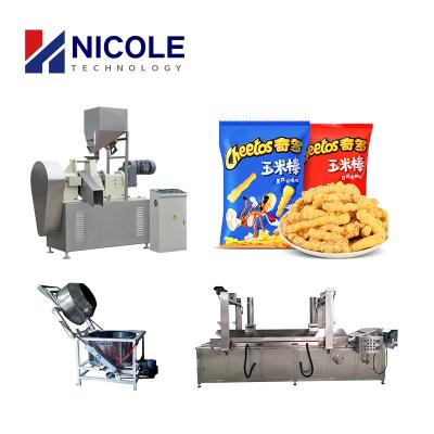 Cina Cheetos cotto automatico Fried Kurkure Production Line Rotary ha espulso in vendita