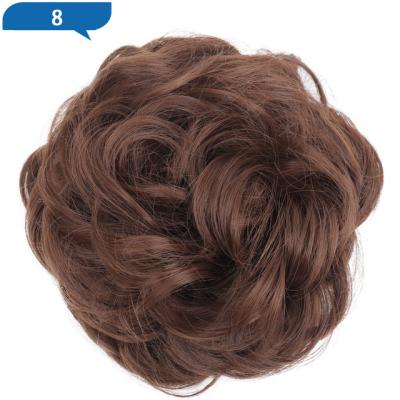 China Water Wave Wisdom Multiple Colors Synthetic Hair Accessories Buns Chemical Fiber Hair Buns Curly Buns Wigs Hair for sale