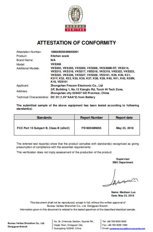 FCC - Guangdong Newzeal Technology Co., Ltd.