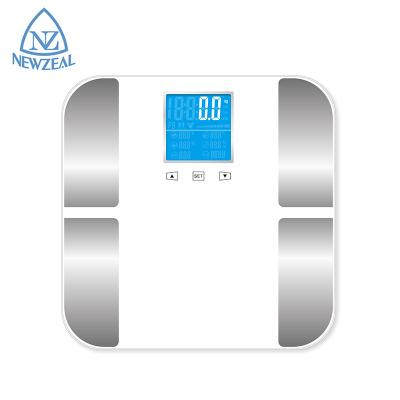 China Body Fat and Water Content High Quality Digital Bathroom Scale Body Fat Scale Bodyfat Testing Personal OEM for sale