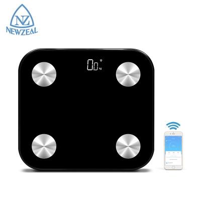 China LED Display WIFI Digital High Accuracy Minimalist Electronic Body Fat Smart Weighing Scale With APP for sale