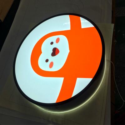 China Buildings Chain Restaurants Customized Shape Led Light Box Business Sign Led Light Box For Shop Brand for sale