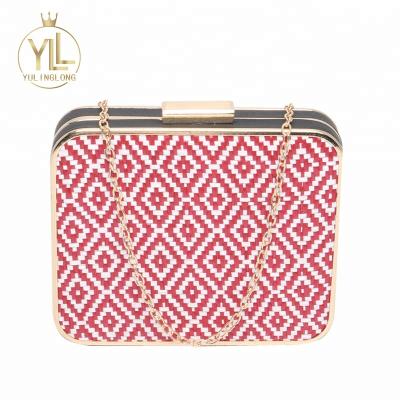 China India Raffia Evening Bag Clutch Straw Bag In Evening Clutch Bag for sale