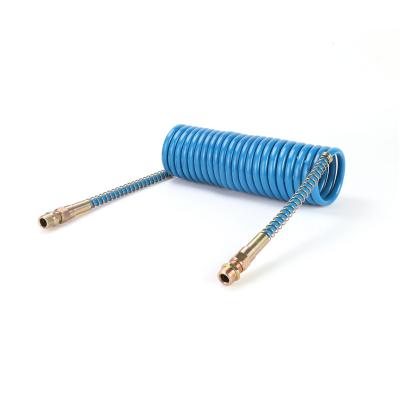 China High Quality Blue PA Color Truck Air Brake Coils Hose Air Brake Hose Used In Brake System For Truck Trailer for sale