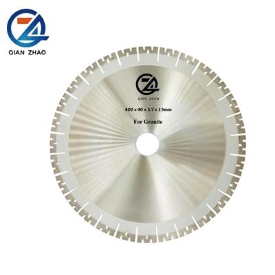 China 16inch 400mm W High Speed ​​Premium Shape Diamond Cutting Saw Blades For Granite Stone for sale