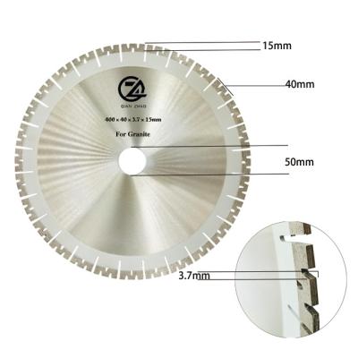 China 16 Inch W Granite Cutting Blade Shape Low Noise High Speed ​​Diamond Saw Blade Cutting Discs Segment for sale