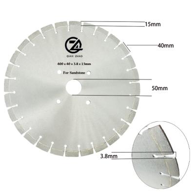 China Cutting Hot Sale Sandstone Diamond Saw Blade Excellent Quality Sandstone With Protective Teeth for sale