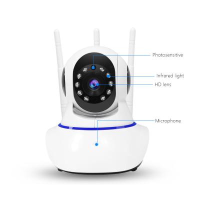 China Two Way Audio NIGHT VISION Antenna Baby Security 360 Degree Monitor Uberwachungskamera CCTV Kamer CCTV Camera Network Camera for sale