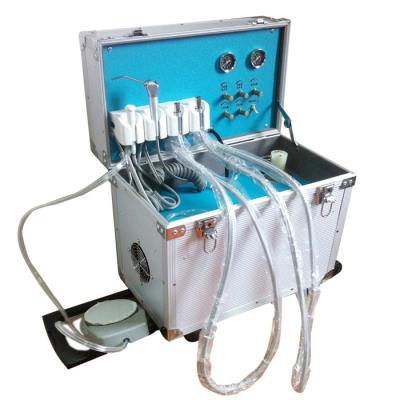 China LK-A33 Portable Metal Dental Unit with Built in Air Compressor for sale