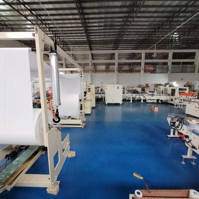 China Speed Facial Tissue Making Machine with Individual Motors And Frequency Converters Driving System 0-110m/min for sale