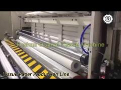 PLC Tissue Paper Production Line 380V 50Hz For Kitchen Towel