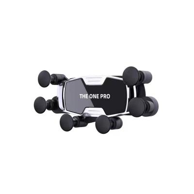 China Mini Car Holder Universal Air Conduit Mount Mobile Phone Holder Adjustable Car Gravity Cell Phone Support Holder for sale