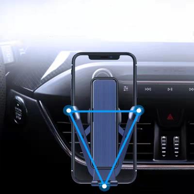 China Universal Car Phone Holder Adjustable Gravity Car Phone Holder Mount For Air Vent for sale