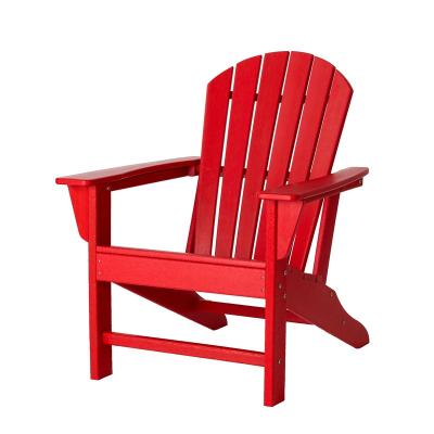 China Durability - heavy duty resin construction. HDPE Plastic / Resin Classic Outdoor Adirondack Chair For Patio Deck Garden for sale