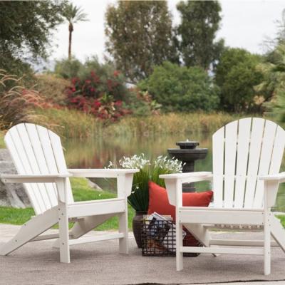 China Durability - heavy duty resin construction. HDPE Plastic Outdoor All Weather Recycled Classic Adirondack Chair for sale