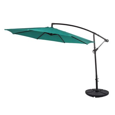 China 2022 Contemporary Outdoor Weighted 4 Piece Base Plastic Sand Patio Umbrella Filling Offset for sale