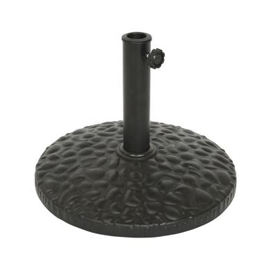 China 2021 Most Popular Sunshade Umbrella Base Umbrella Water Filled Base Plastic Round Sun Umbrella Resin Umbrella Base for sale