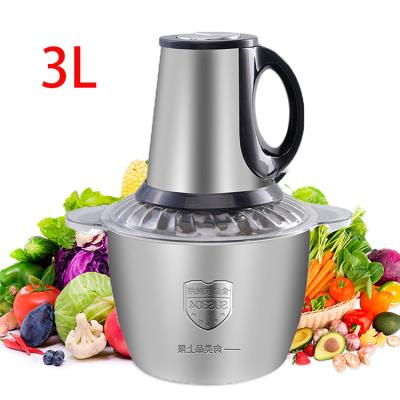 China Multi-Function Electric Household Yam Pound Blenders Blenders Chopper Machine Mini Portable Electric Food Processor With Chopper for sale