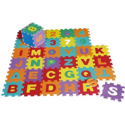 China High Quality Adhesive-Protective Eva Foam Baby Play Alphabet Puzzle Mat for sale