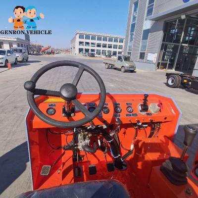 China 4T vierwielige Tipper Dump Truck Underground Mine-Stortplaatsvrachtwagen Tipper Dumper Te koop