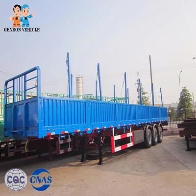 China Quad Axle Vegetables Cargo 13M 60ton Storage Semi Trailer for sale