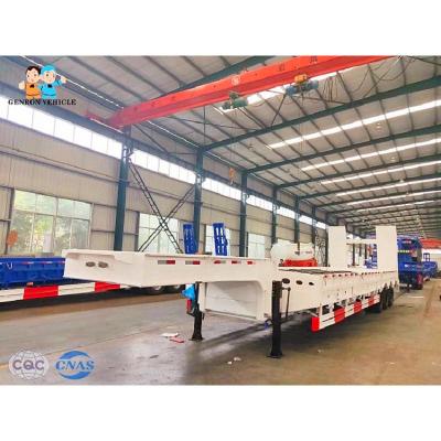 China 13M Lowboy Equipment Trailers zu verkaufen