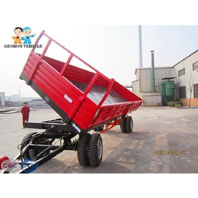 China Gewassen 5 Ton Tipping Trailer Te koop