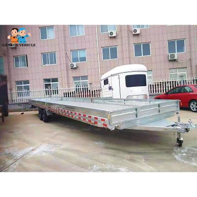 China Het Vee10000kgs Flatbed Landbouw Tippende Aanhangwagens van het veepaard Te koop