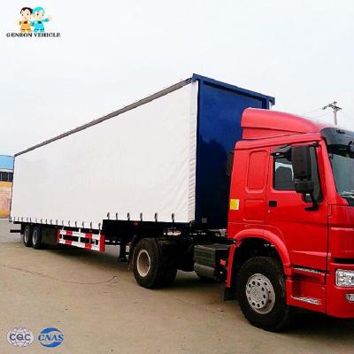 Китай трейлеры 900gsm Curtainsider продается