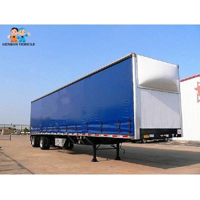 China 90m3 Tarpaulin Semi Trailer for sale