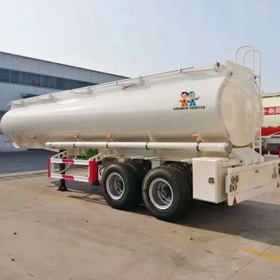 China Multiple Partitions 35ft 27M3 Liquid Fertilizer Tanker Trailers for sale