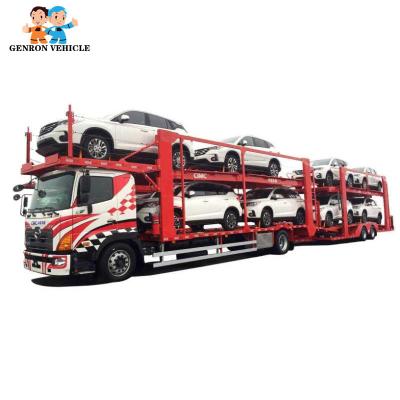 China 12T Rustproof GV090014 CE Flatbed Car Hauler Trailer for sale