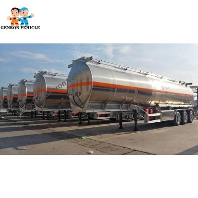 China Triaanhangwagen van de de Ruwe olie35cbm 35000L de Semi Tanker van het Assenaluminium Te koop