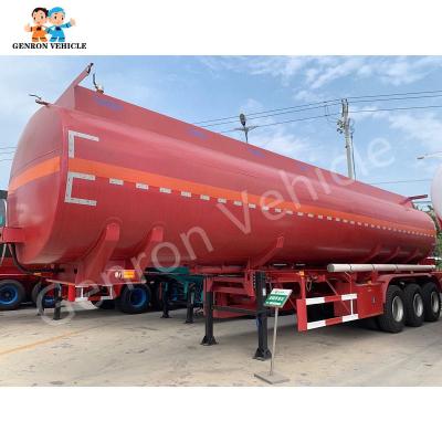 China 3 Axles 40m3 40000l 8 Compartments Tanker Semi Trailer for sale