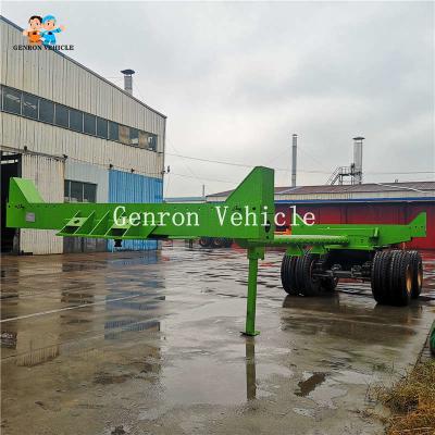 China Pequeño transporte Genron de madera 11.00R20 que registra semi el remolque en venta