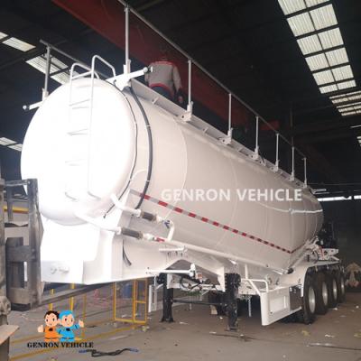 China Welding 28t Landing Gear Q235 45CBM Cement Trailers for sale