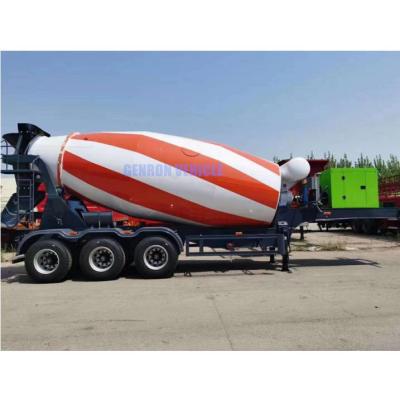 China GENRON-het Type van de Vrachtwagenaanhangwagen van de Merk55t Bouw Concrete Mixer Te koop